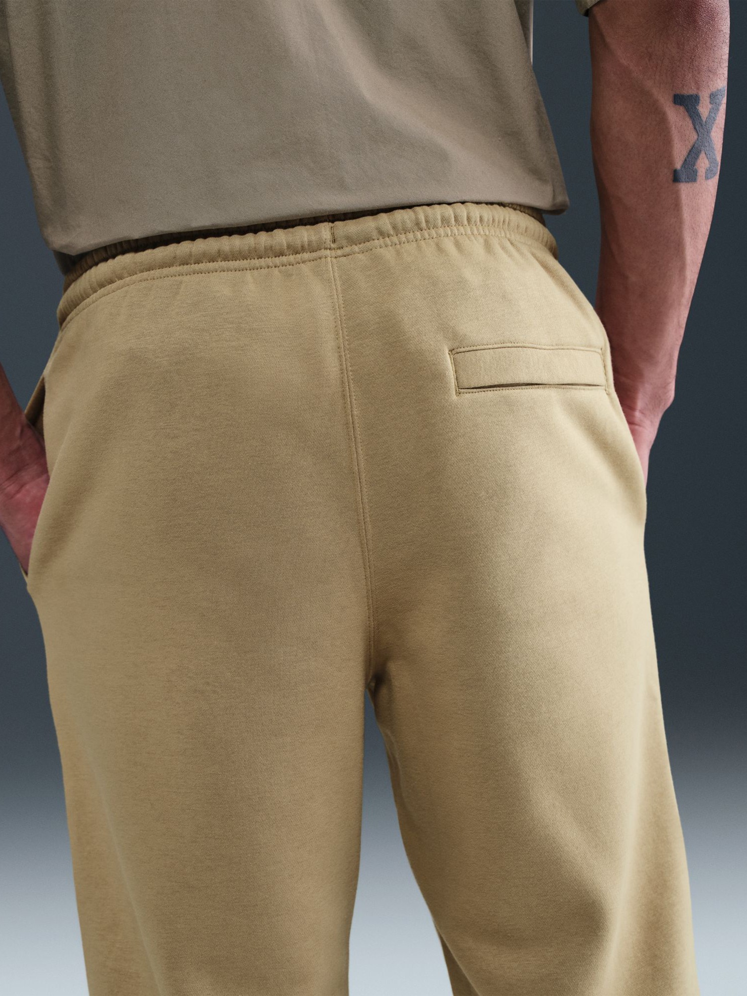 Брюки мужские Nike M NK CLUB BB JOGGER песочные FN3787-297 изображение 5