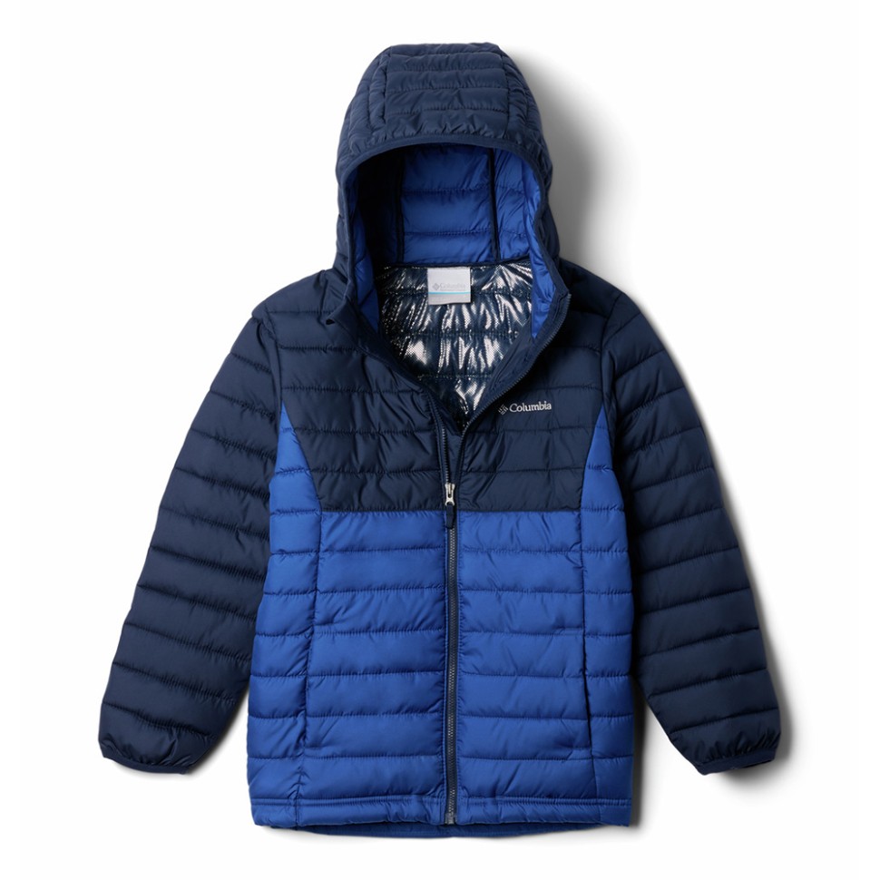 Куртка дитяча Columbia Powder Lite™ II Hooded Jacket темно-синя 2090021-433 — фото 1