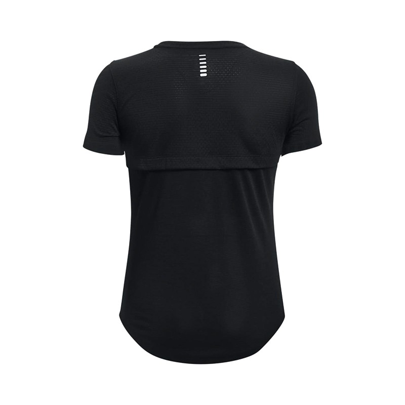 Футболка жіноча Under Armour Ua Streaker Ss чорна 1361371-001 — фото 2