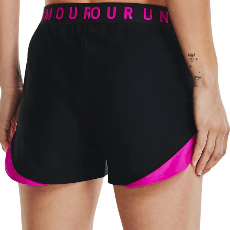 Шорты  женские Under Armour Play Up Shorts 3.0 черные 1344552-031 изображение 2