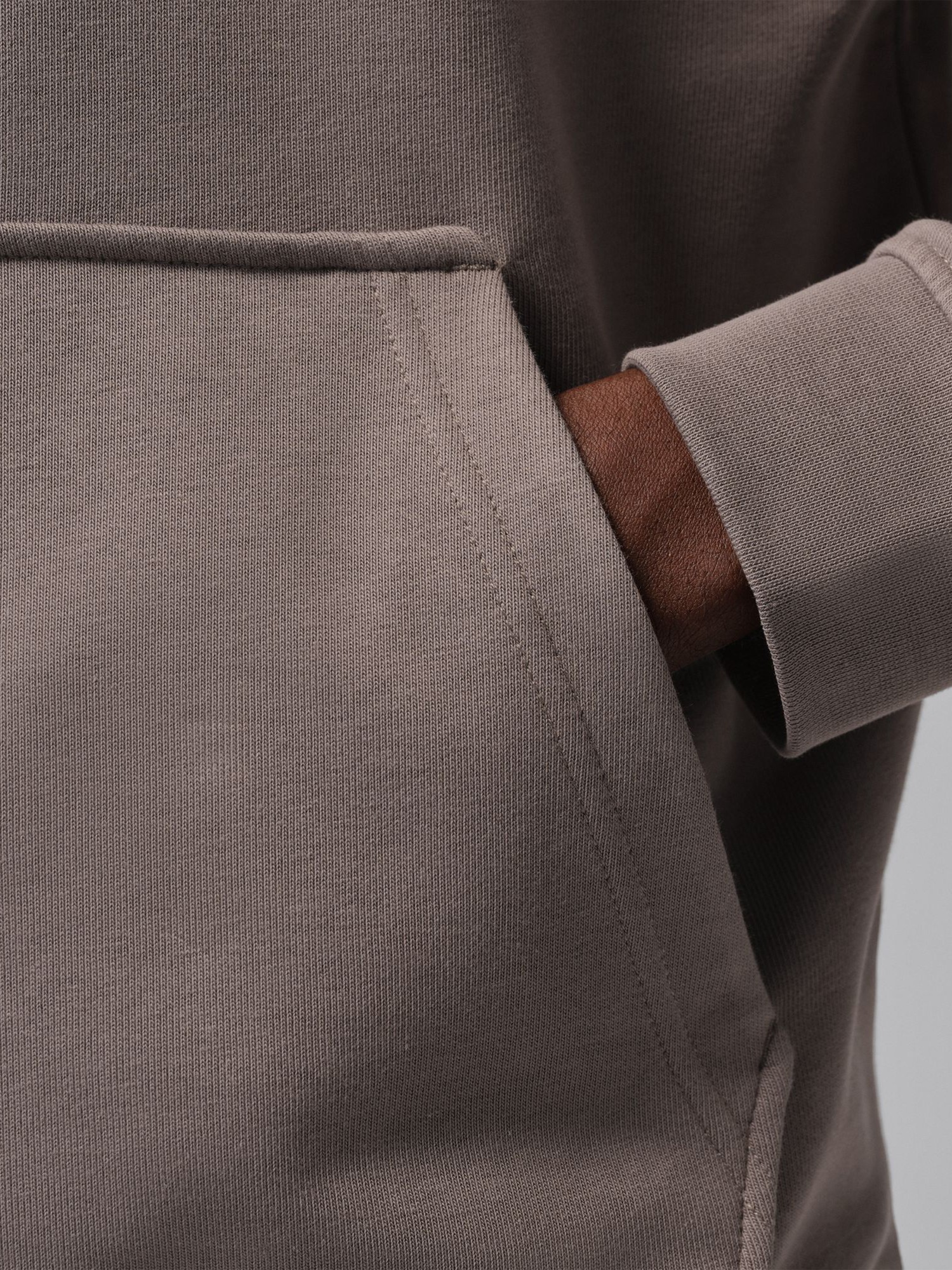 Толстовка чоловіча Nike M J DF SPRT CSVR FLC PO хакі FV8606-040 изображение 5