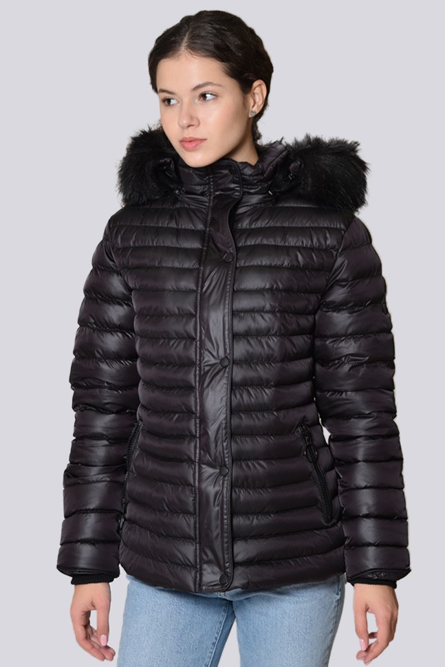 Куртка жіноча Geographical Norway чорна WR716F-010 изображение 2