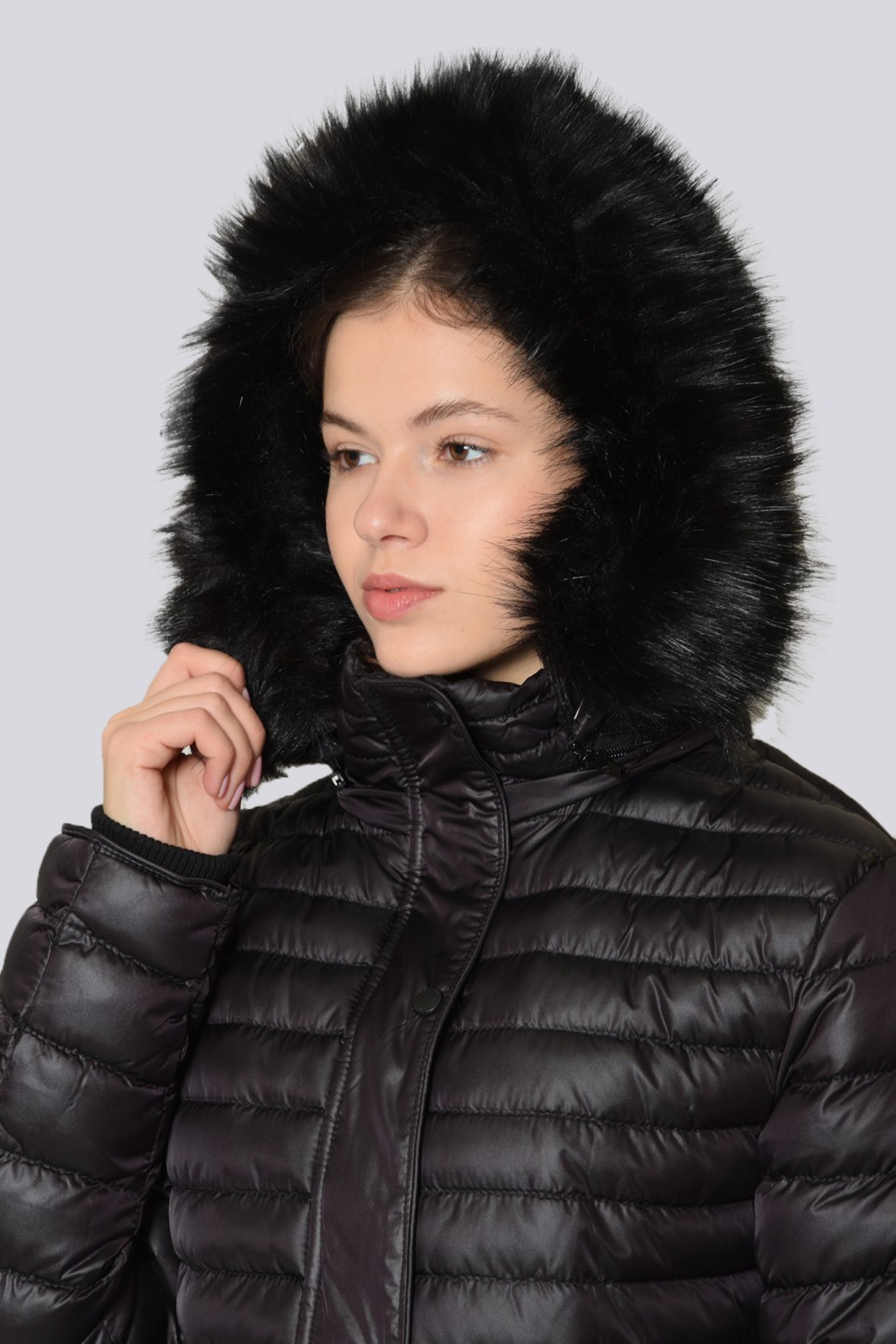 Куртка жіноча Geographical Norway чорна WR716F-010 — фото 3