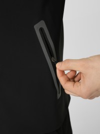 Вітрівка чоловіча Radder Indra чорна 392609-010 изображение 5