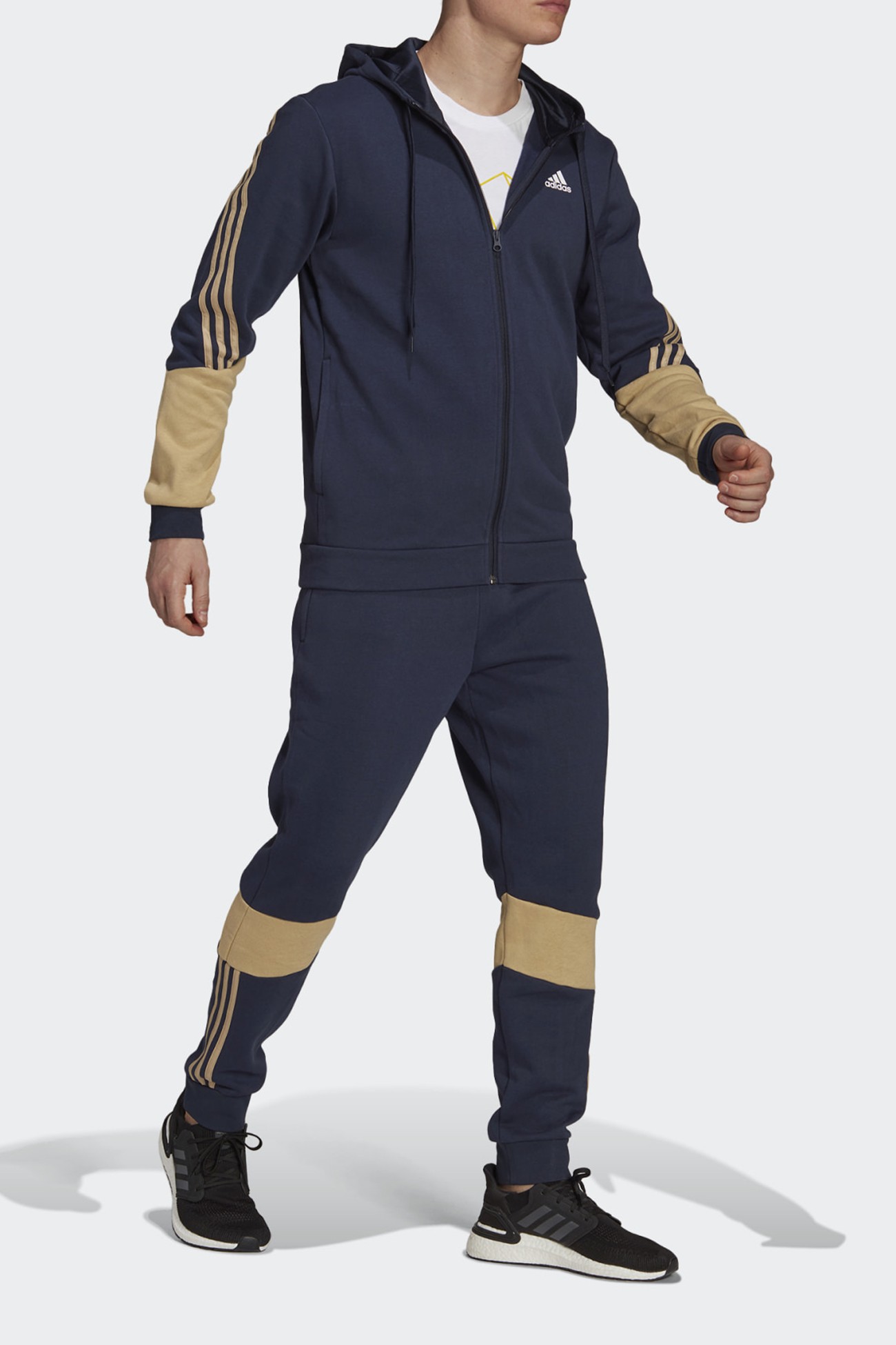 Костюм мужской Adidas Mts Cot Fleece темно-синий GT3729 изображение 4