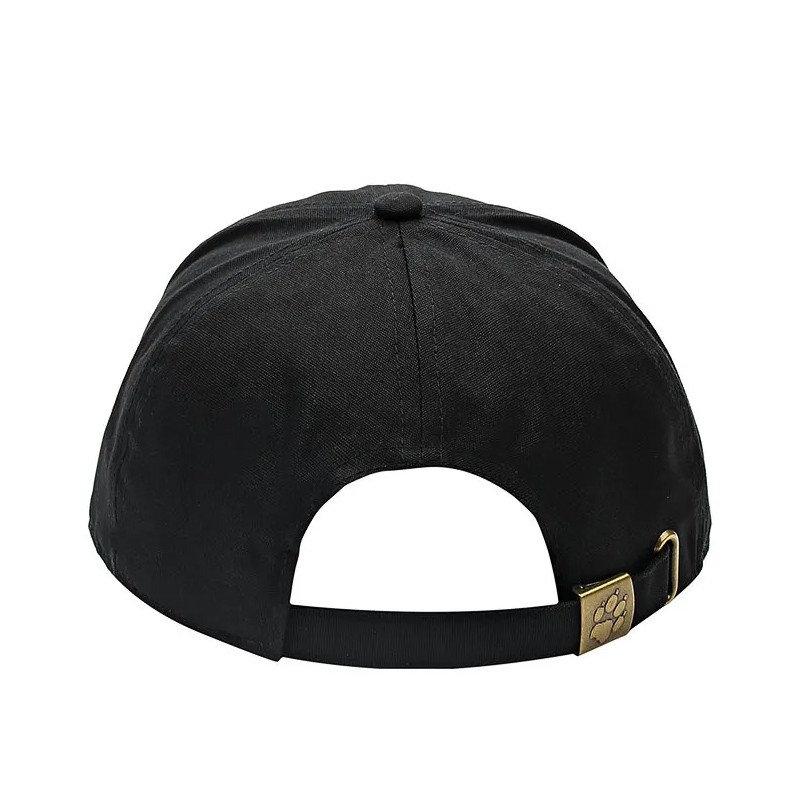 Бейсболка Jack Wolfskin Baseball Cap черная 1900671-6001 — фото 3