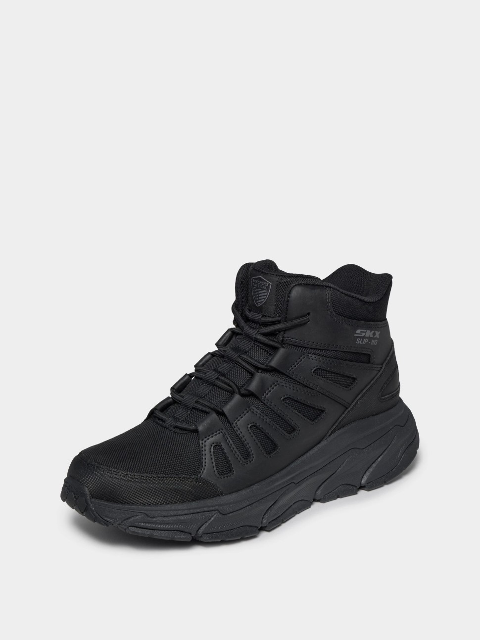 Ботинки мужские Skechers D'LUX JOURNEY SR черные 200458 BLK — фото 5