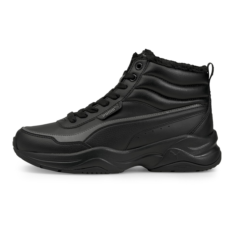Ботинки женские Puma Cilia Mid Metallic черные 37583502 изображение 1