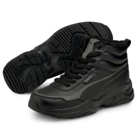 Ботинки женские Puma Cilia Mid Metallic черные 37583502 изображение 3