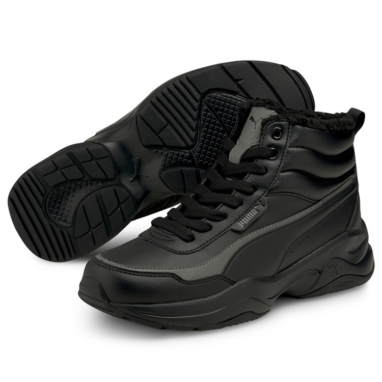 Ботинки женские Puma Cilia Mid Metallic черные 37583502 изображение 3