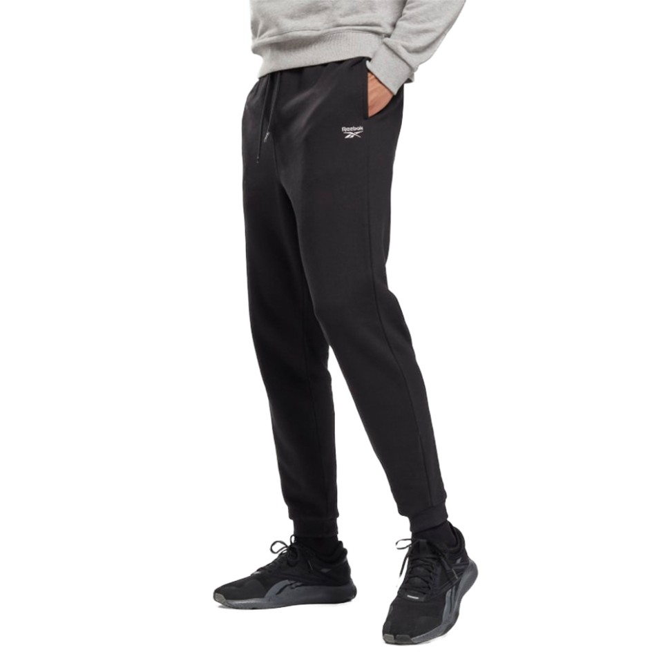 Штани чоловічі Reebok Ri Fleece Jogger чорні GT5802 — Sport City Штани чоловічі Reebok Ri Fleece Jogger чорні GT5802