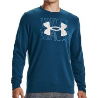 Чоловіча толстовка Under Armour Ua Rival Terry Logo Crew синя 1370391-458 изображение 1