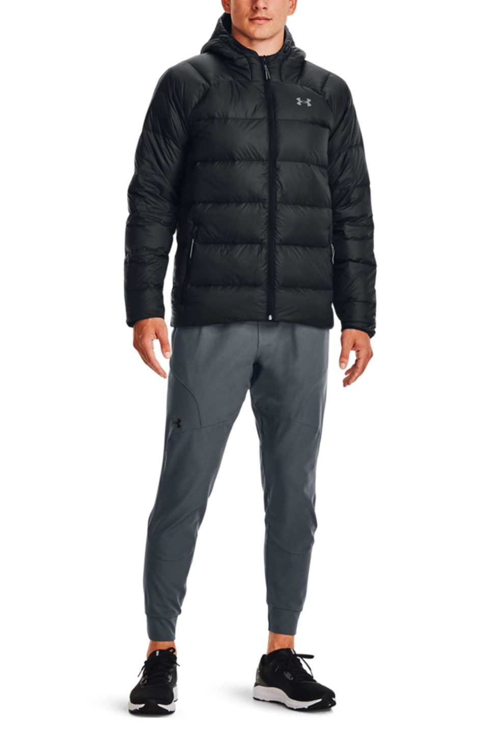 Куртка чоловіча Under Armour Armour Down 2.0 Jkt чорна 1372651-001 — фото 2