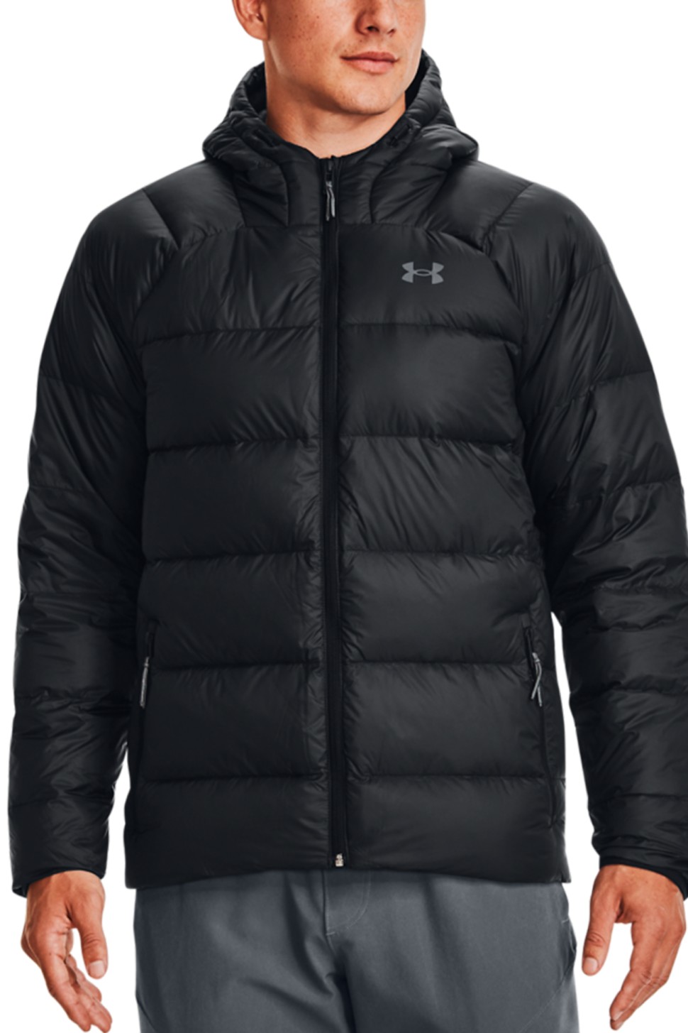 Куртка чоловіча Under Armour Armour Down 2.0 Jkt чорна 1372651-001 — фото 4