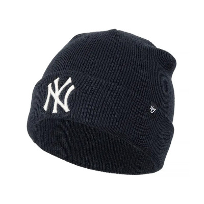 Шапка унисекс 47 Brand MLB NY YANKEES RAISED темно-синяя B-RKN17ACE-NYF
