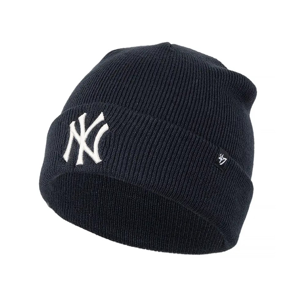 Шапка унісекс 47 Brand MLB NY YANKEES RAISED темно-синя B-RKN17ACE-NYF — фото 1