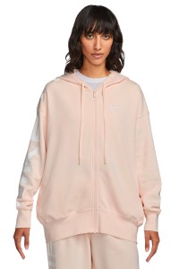 Толстовка жіноча Nike W NSW AIR FLC OS FZ HD персикова FB8047-838 изображение 2