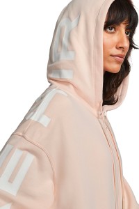 Толстовка жіноча Nike W NSW AIR FLC OS FZ HD персикова FB8047-838 изображение 5