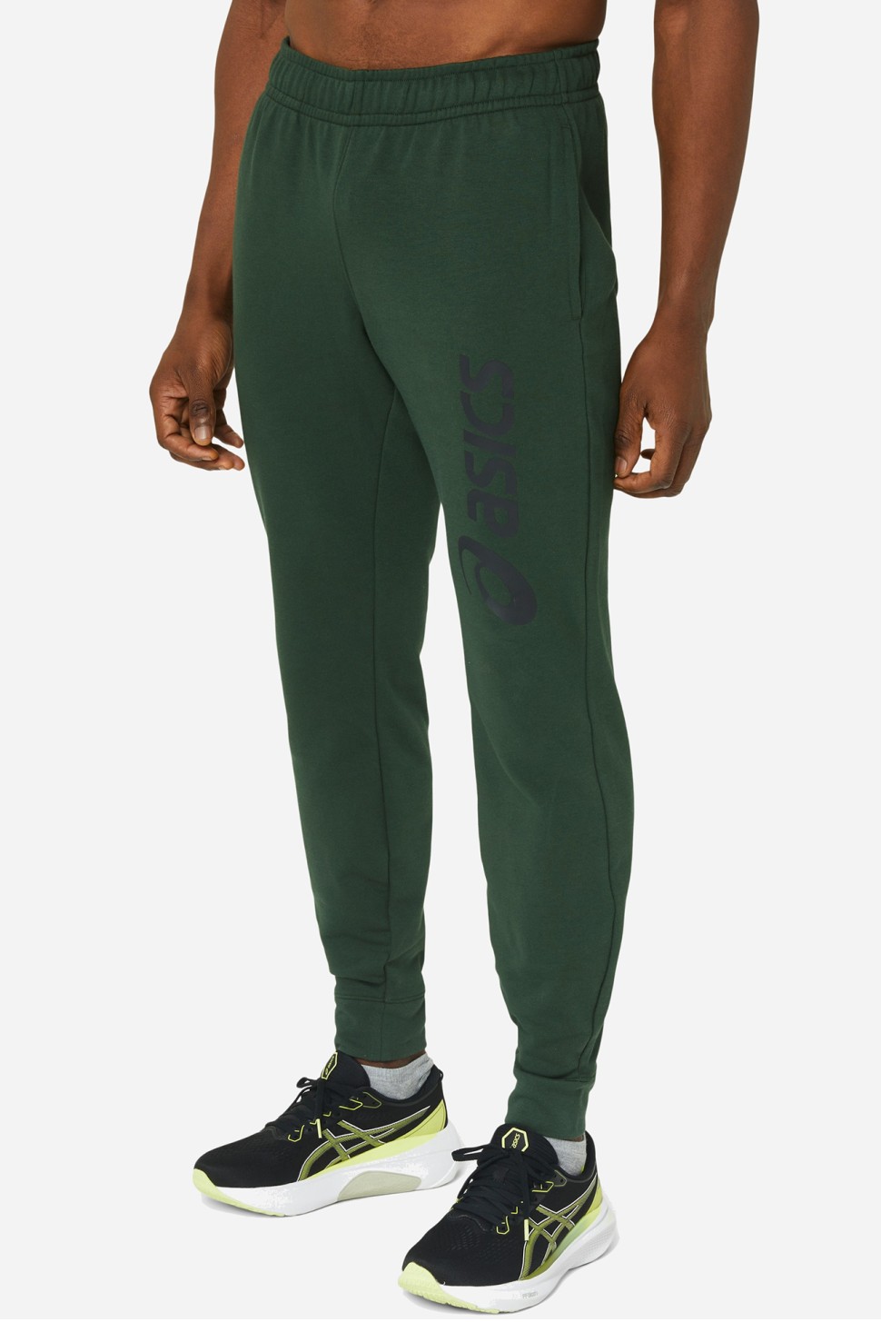 Штани чоловічі Asics ASICS BIG LOGO SWEAT PANT зелені 2031A977-300 — фото 2
