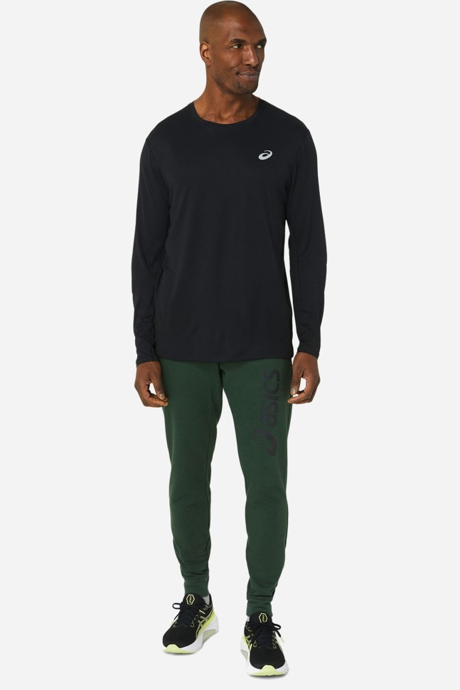 Брюки мужские Asics ASICS BIG LOGO SWEAT PANT зеленые 2031A977-300 изображение 4