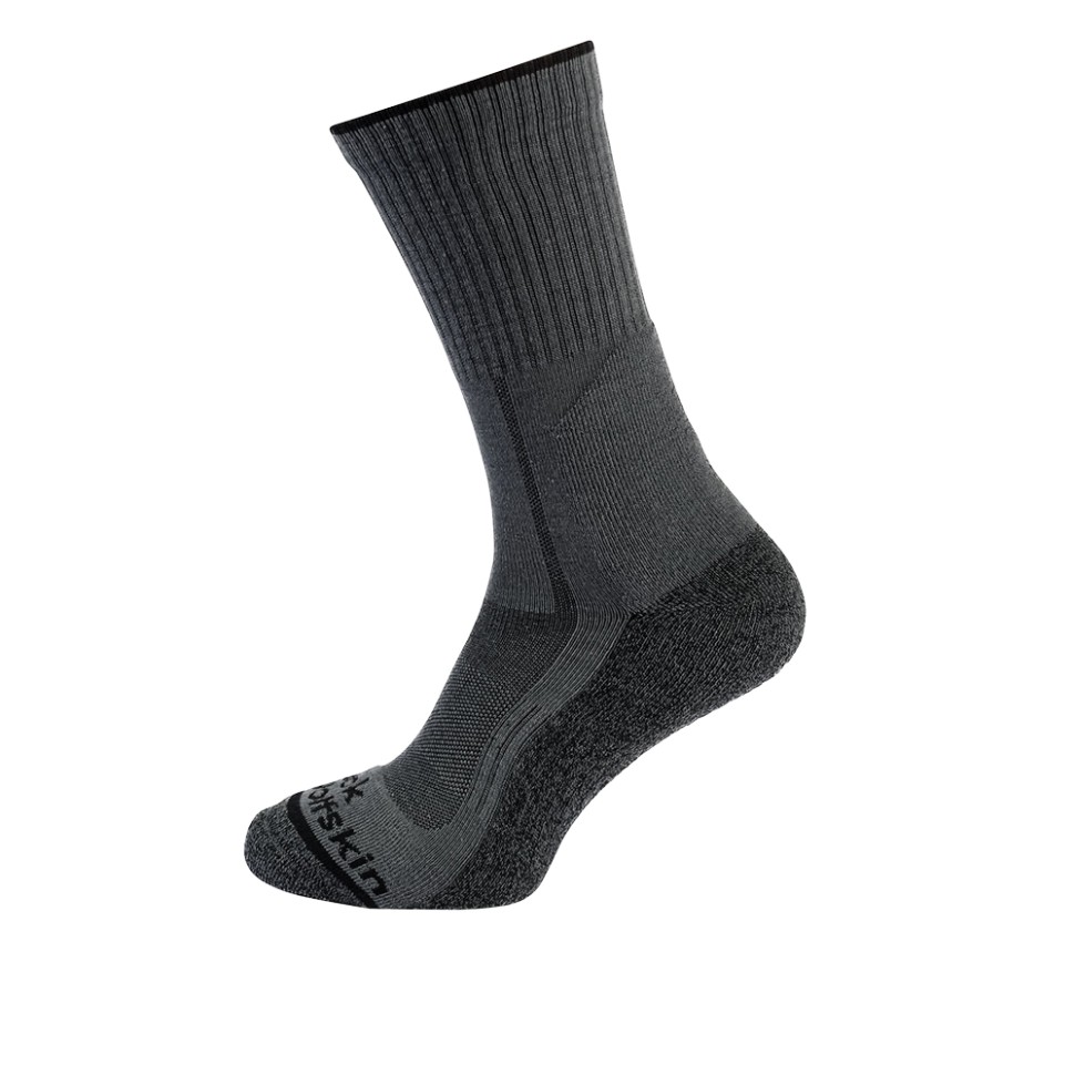Шкарпетки Jack Wolfskin HIKE FUNC SOCK CL C сірі 1911431-6320 — фото 1