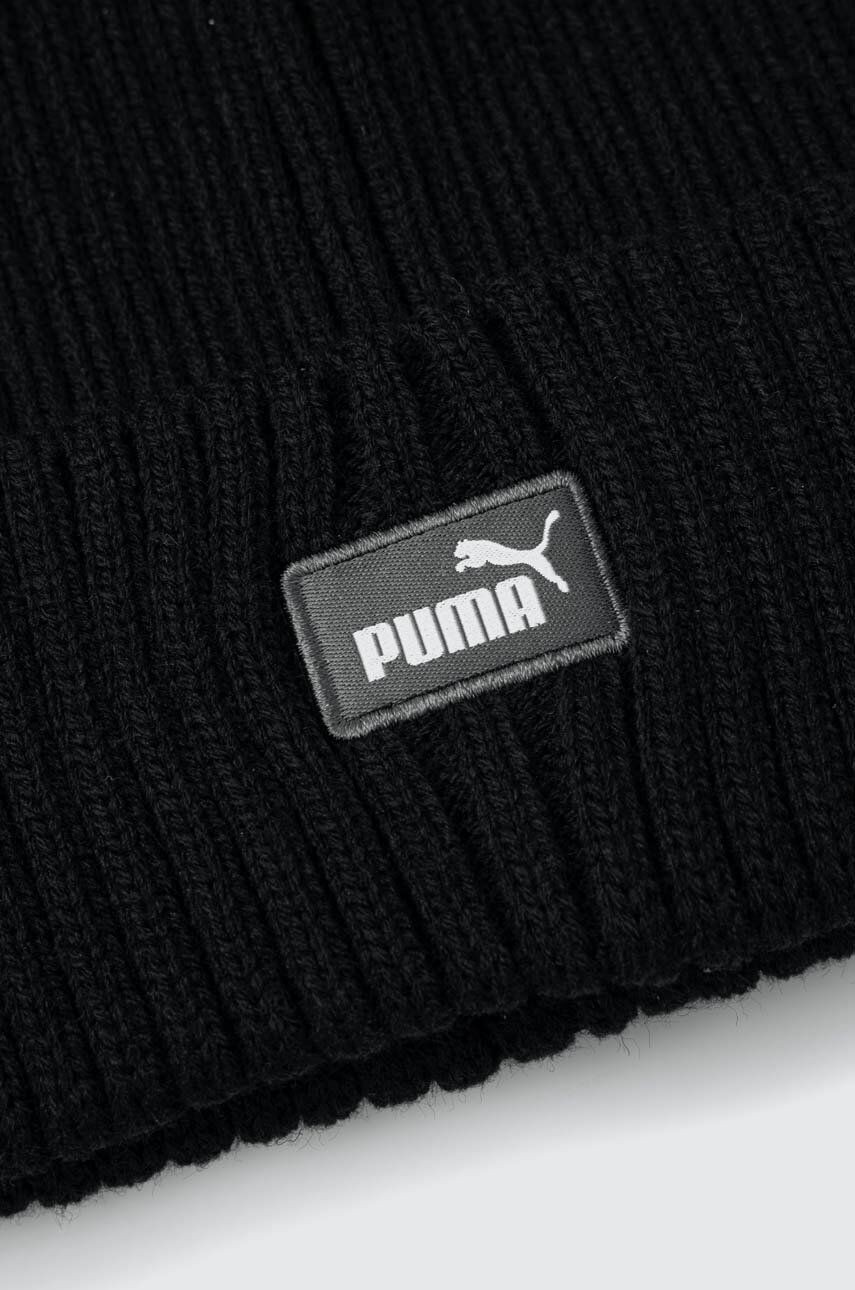 Шапка   Puma Classic Cuff Beanie чорна 02482601 — фото 4