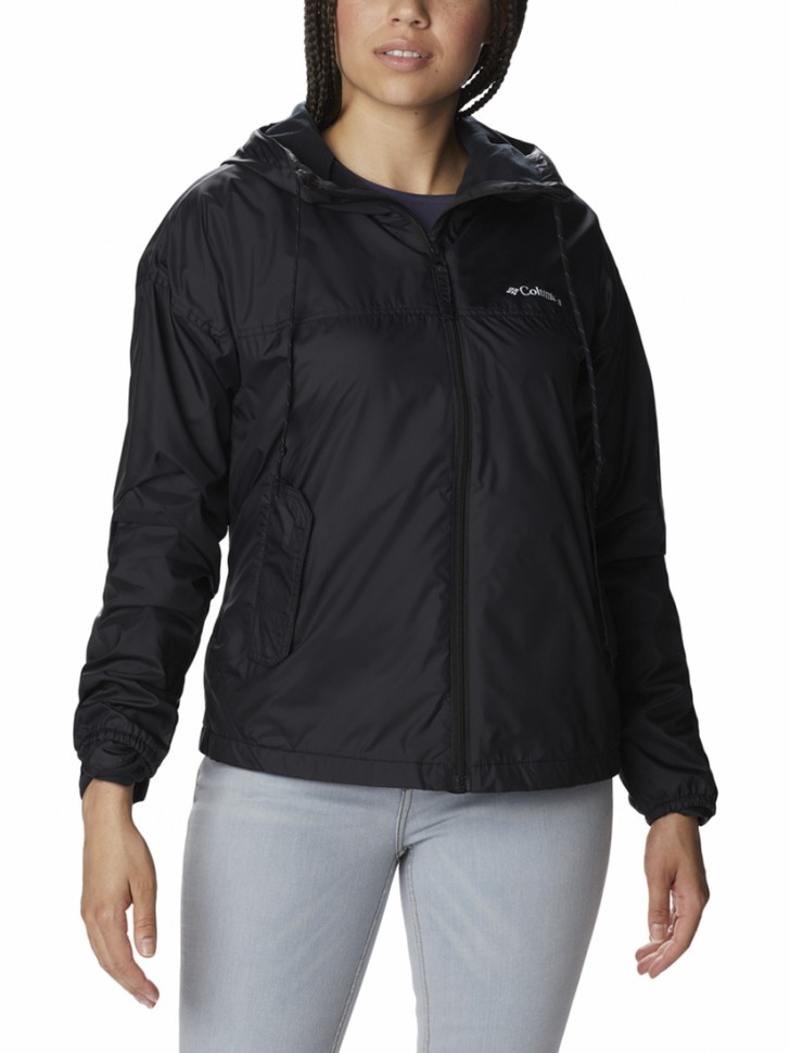 Ветровка женская Columbia FLASH CHALLENGER™ LINED WINDBREAKER черная 1989481-010 изображение 2