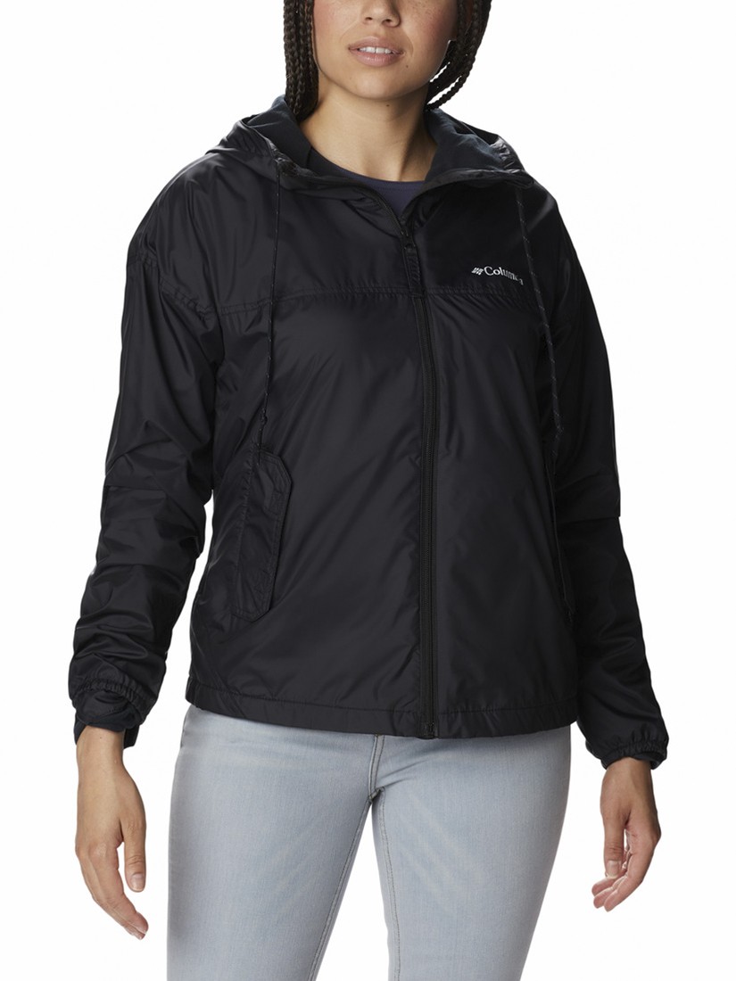Вітрівка жіноча Columbia FLASH CHALLENGER™ LINED WINDBREAKER чорна 1989481-010 — фото 2
