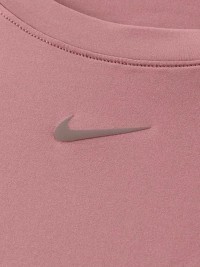 Футболка женская Nike W NK ONE FITTED DF SS TOP коричневая FN2804-208 изображение 5