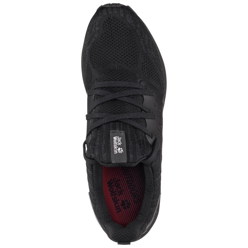 Кроссовки мужские Jack Wolfskin COOGEE KNIT LOW M черные 4032351-6000 — фото 2