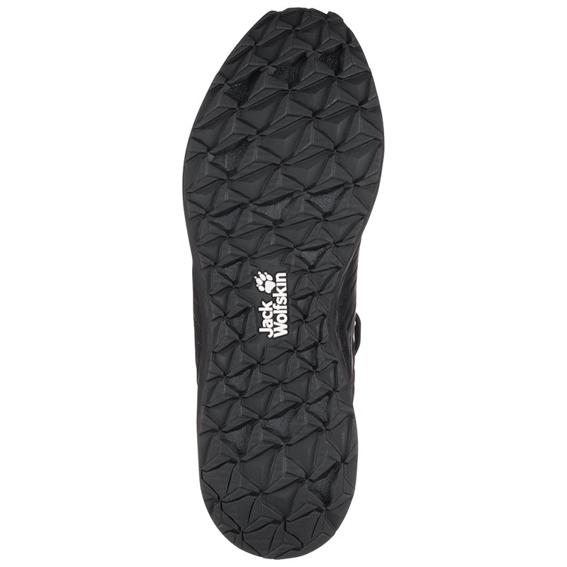Кроссовки мужские Jack Wolfskin COOGEE KNIT LOW M черные 4032351-6000 — фото 3