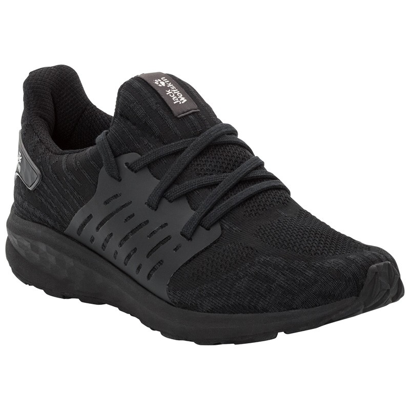 Кроссовки мужские Jack Wolfskin COOGEE KNIT LOW M черные 4032351-6000