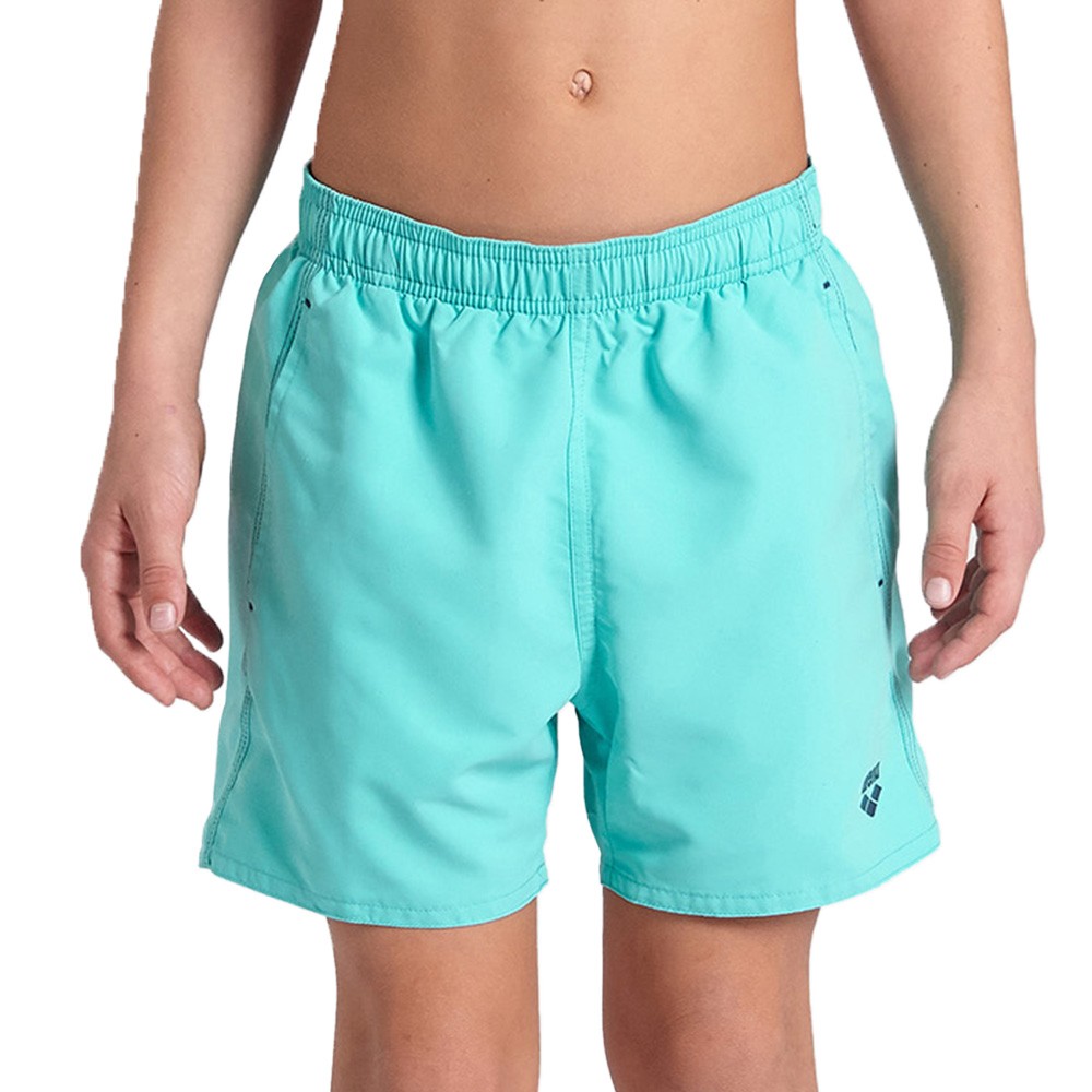 Шорты детские Arena BEACH BOXER SOLID R бирюзовые 006447-870