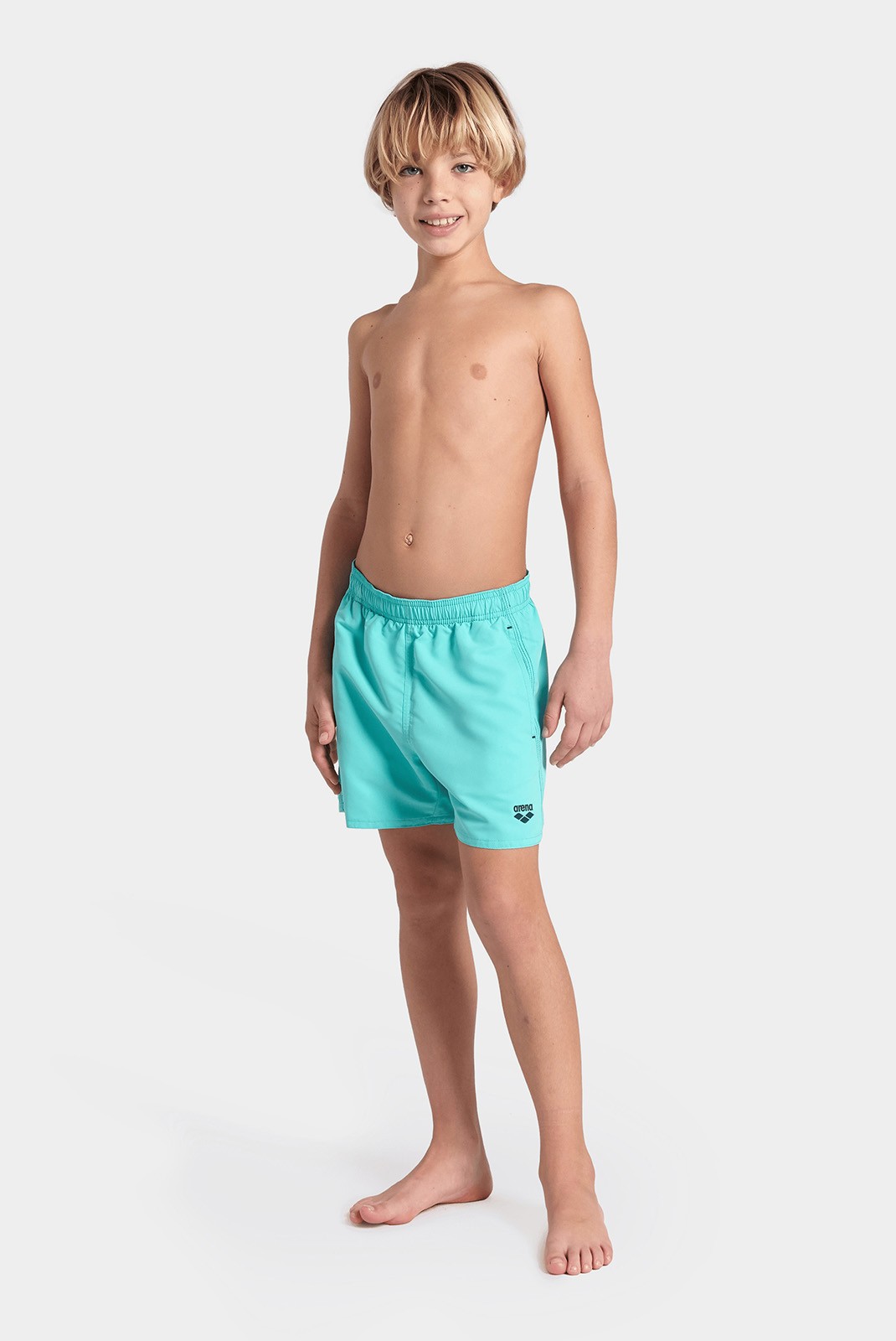 Шорти дитячі Arena BEACH BOXER SOLID R бірюзьові 006447-870 изображение 3