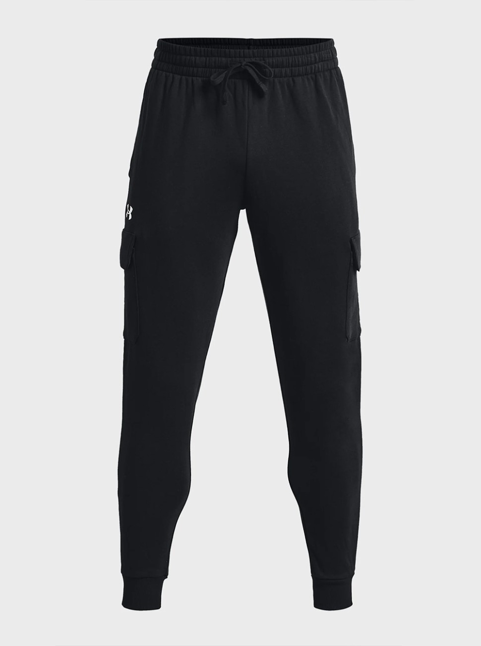 Штани чоловічі Under Armour UA Rival Fleece Cargo Jogger чорні 1382134-001 — фото 6