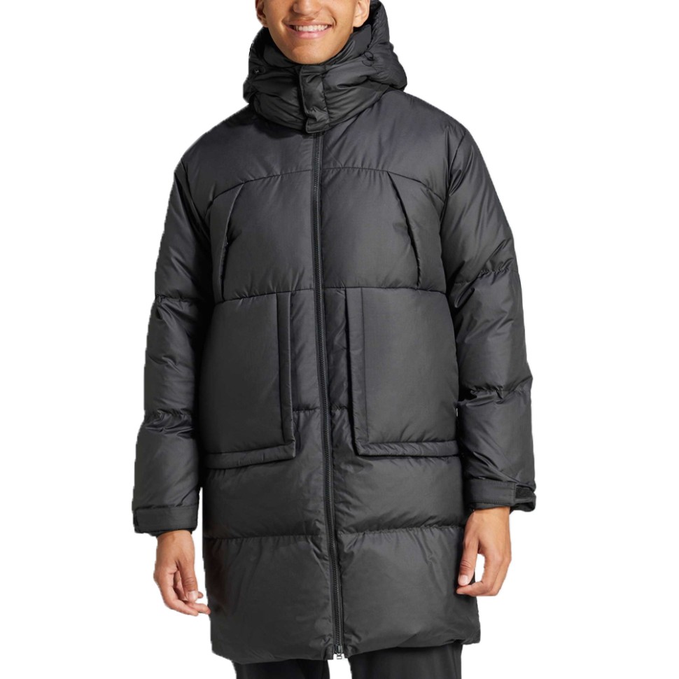 Куртка мужская Adidas BIG BAFFLE C черная IV9775 — Sport City Куртка мужская Adidas BIG BAFFLE C черная IV9775