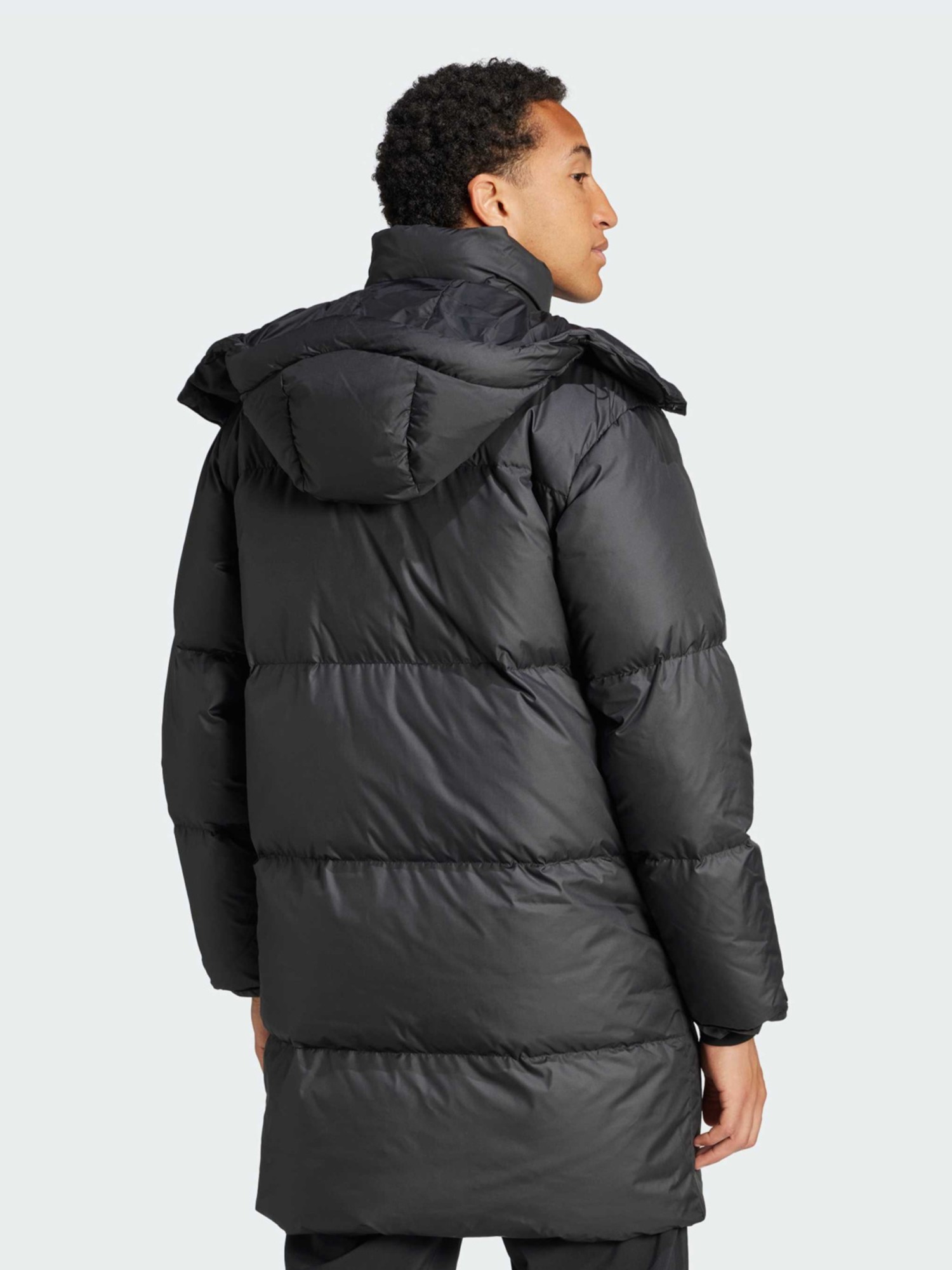 Куртка чоловіча Adidas BIG BAFFLE C чорна IV9775 изображение 3