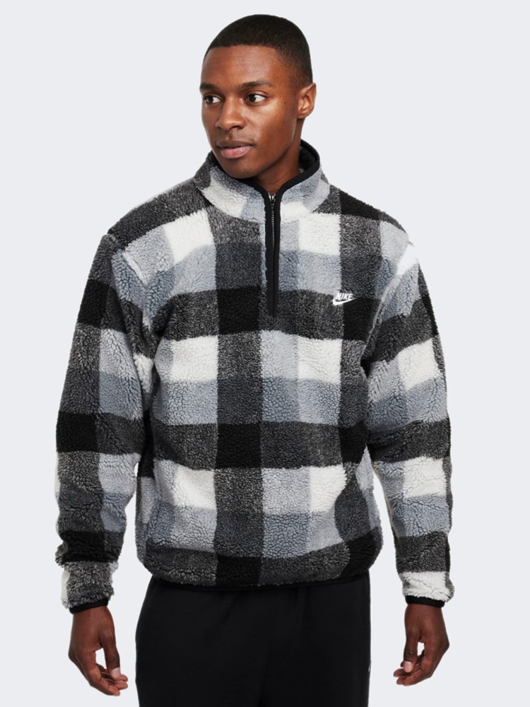 Толстовка чоловіча Nike M NK CLUB SSNL WNTRZD AOP HZ сіра FZ0896-010 изображение 2
