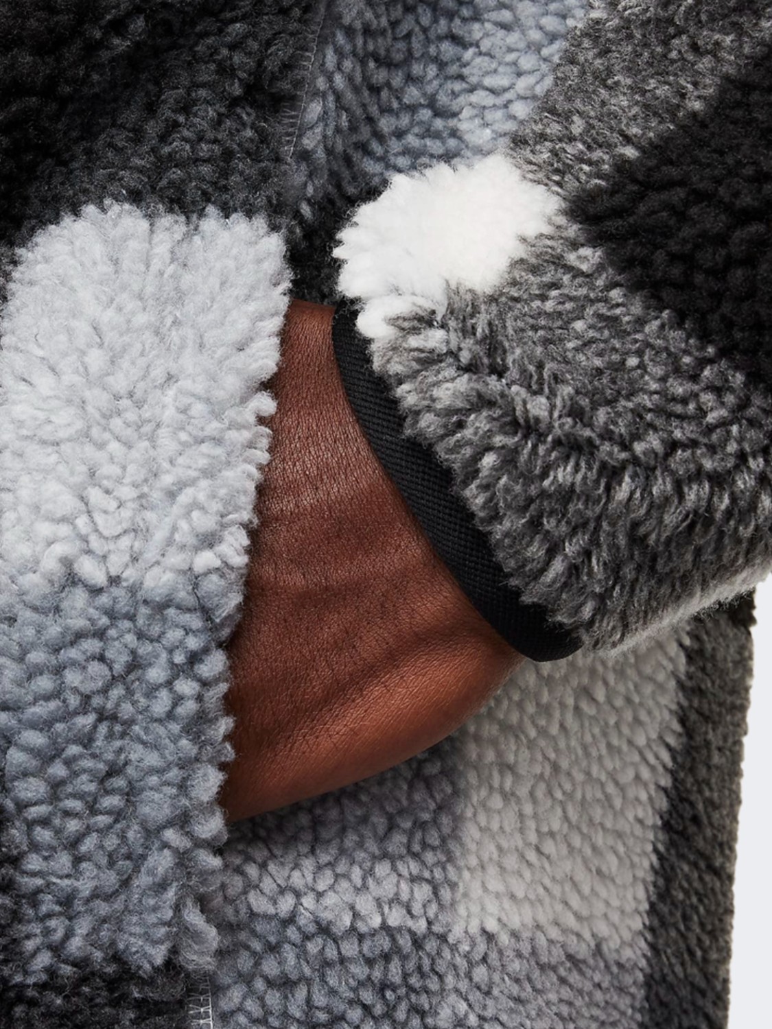 Толстовка мужская Nike M NK CLUB SSNL WNTRZD AOP HZ серая FZ0896-010 изображение 6