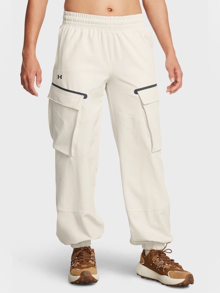 Штани жіночі Under Armour Unstoppable Cargo Pant бежеві 1386481-110 изображение 2