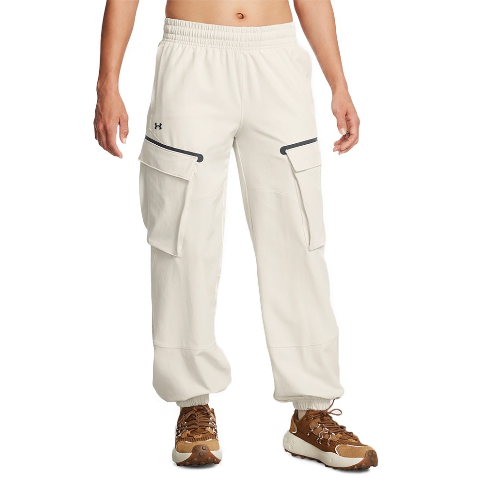 Штани жіночі Under Armour Unstoppable Cargo Pant бежеві 1386481-110 — фото 1