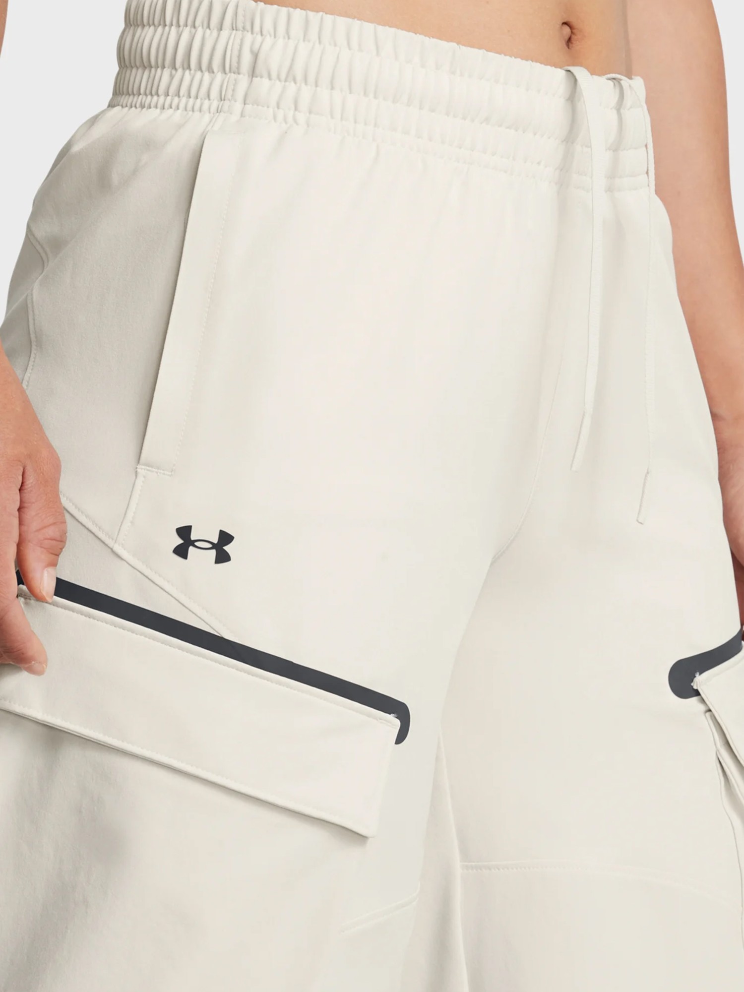 Брюки женские Under Armour Unstoppable Cargo Pant бежевые 1386481-110 изображение 5