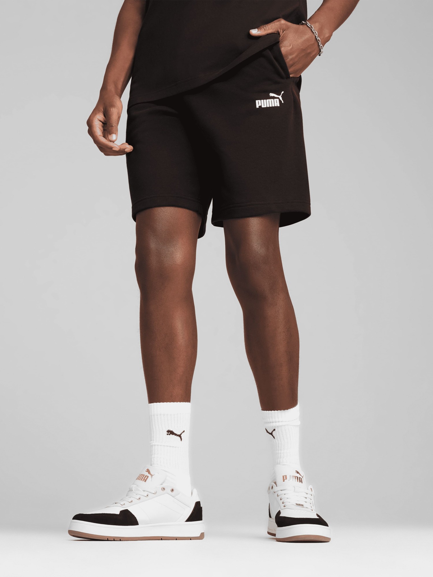 Шорты мужские Puma PUMA SPORT Graphic Shorts черные 68462301 изображение 2