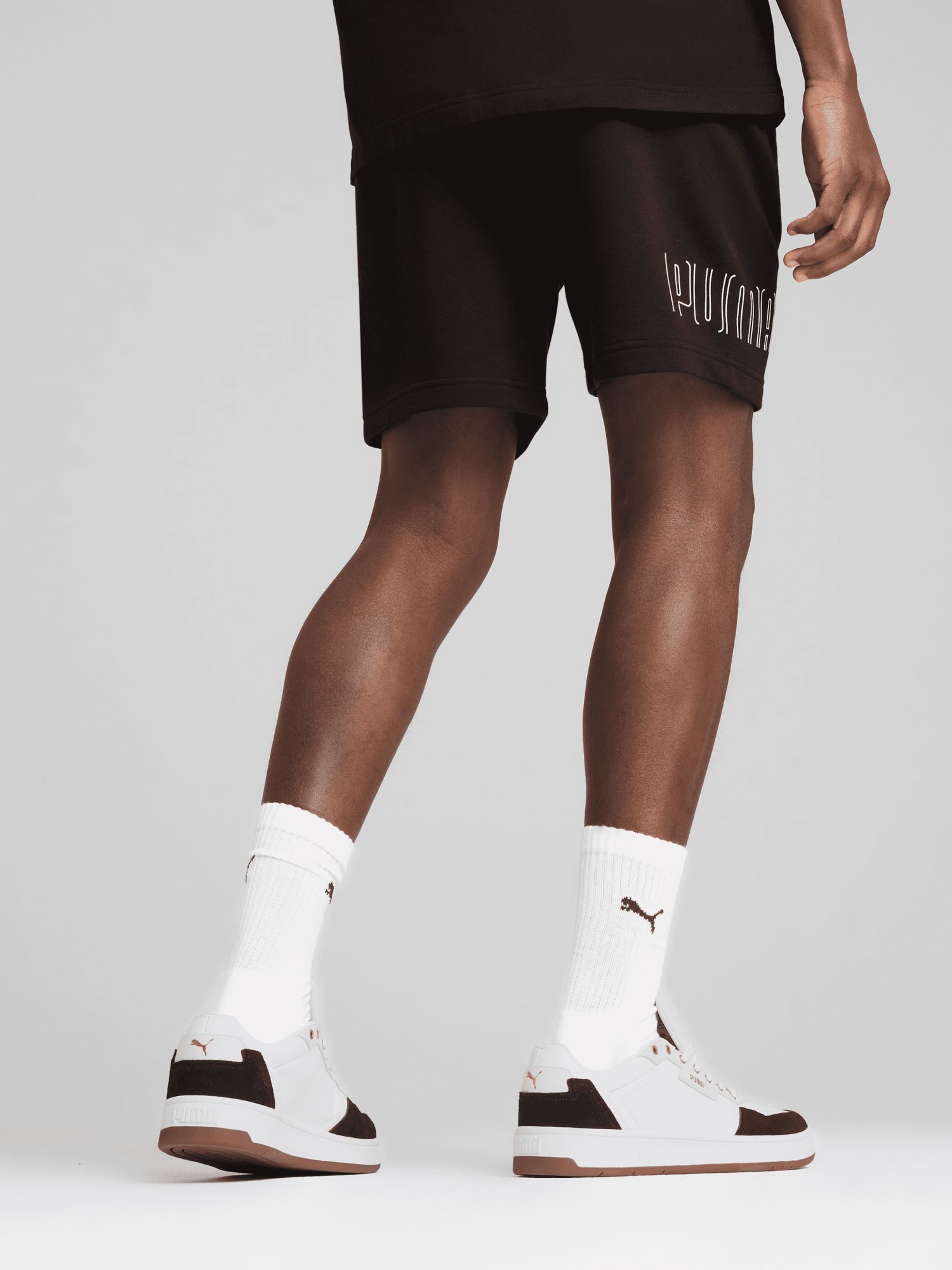 Шорты мужские Puma PUMA SPORT Graphic Shorts черные 68462301 изображение 3