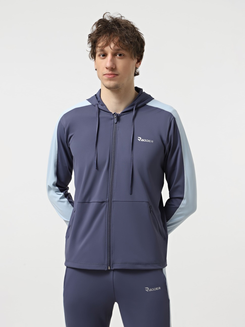 Толстовка мужская Radder Atticus голубая 922505-400 — фото 2 — Sport City Толстовка мужская Radder Atticus голубая 922505-400 — фото 2