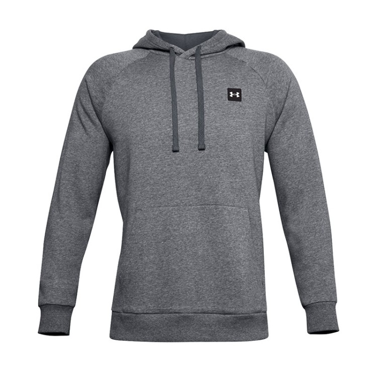 Толстовка чоловіча Under Armour Rival Fleece Hoodie сіра 1357092-012 изображение 1