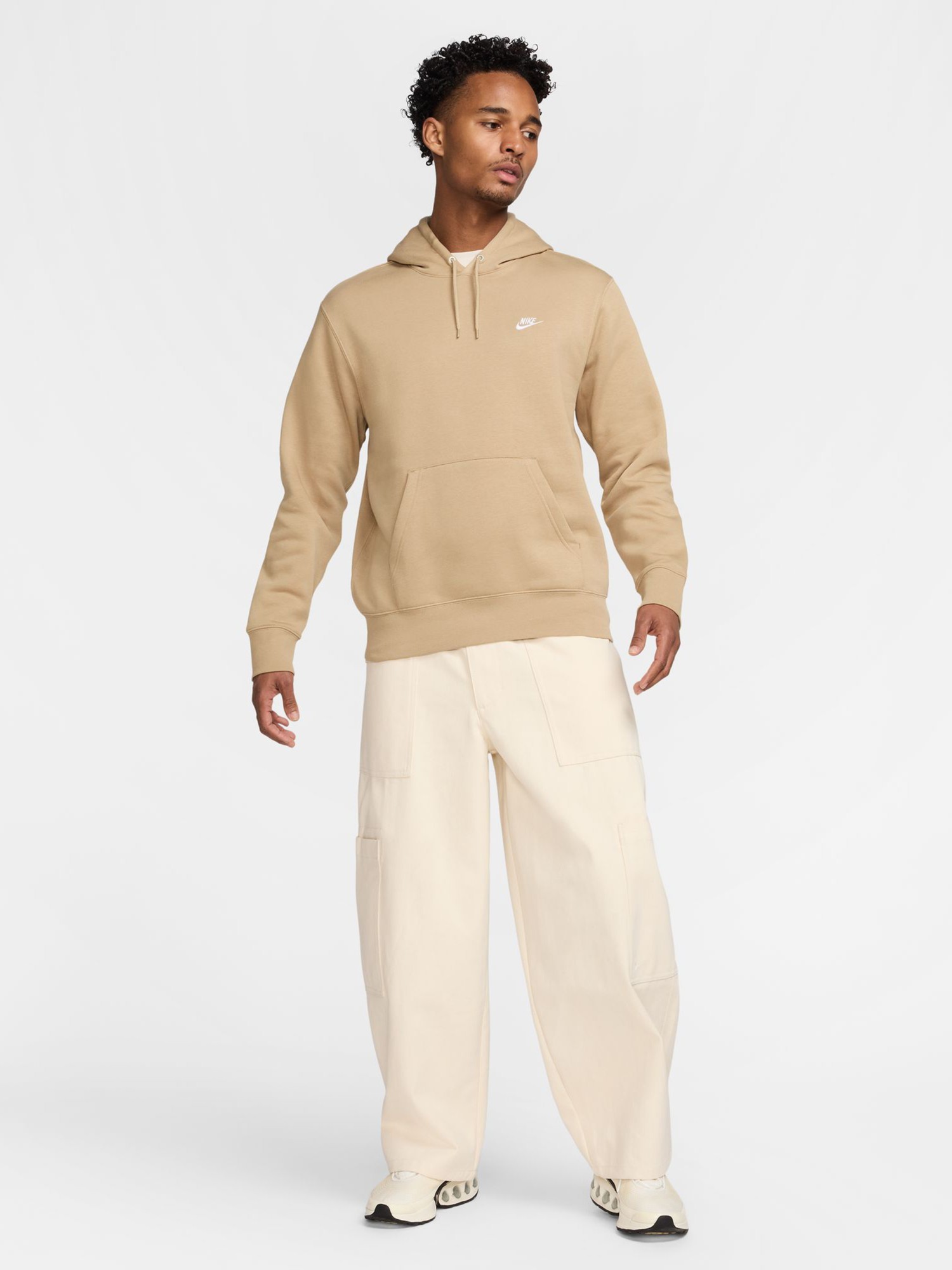 Толстовка мужская Nike M NK CLUB BB PO HOODIE песочная FN3859-297 изображение 8