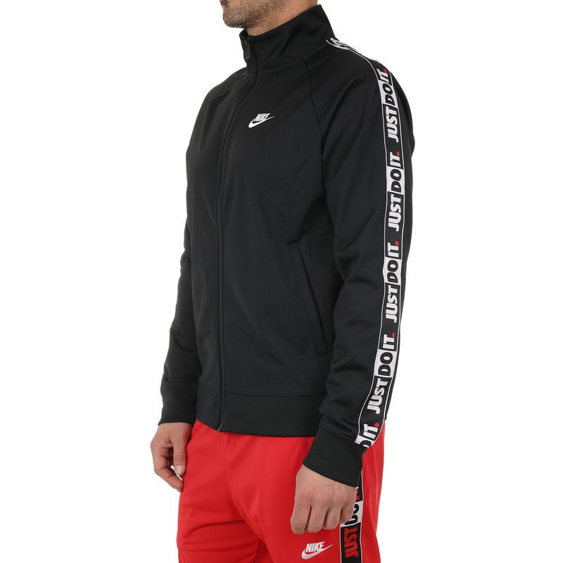 Толстовка чоловіча Nike M NSW JDI JKT PK TAPE AS чорна CJ4782-010  — фото 2
