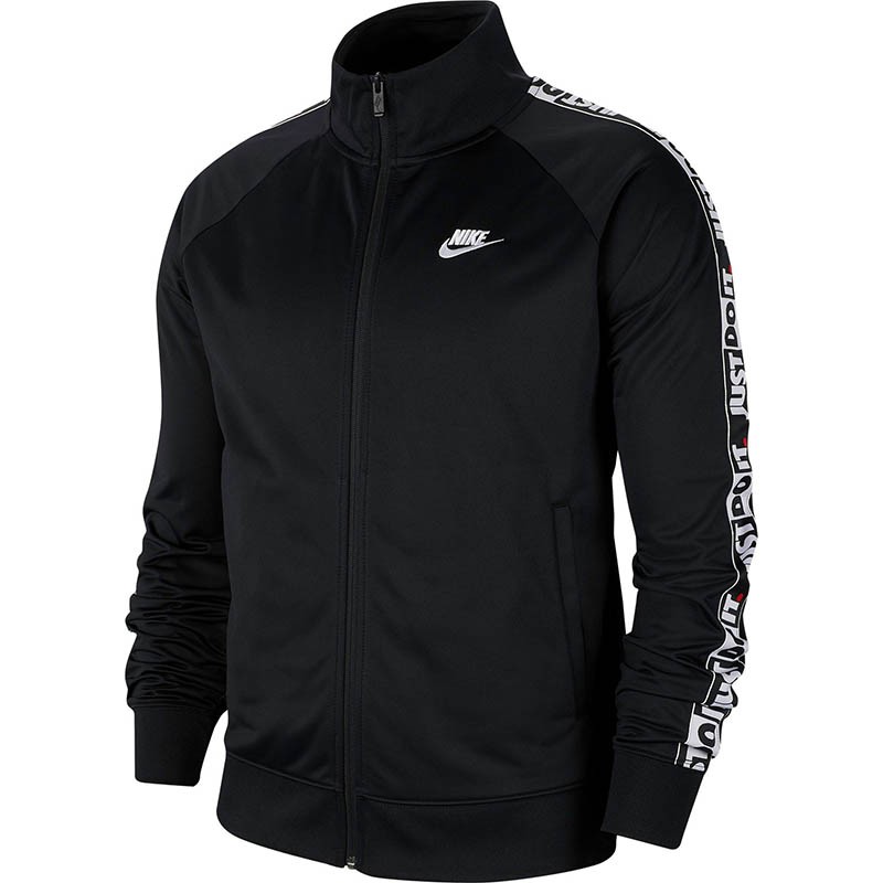 Толстовка чоловіча Nike M NSW JDI JKT PK TAPE AS чорна CJ4782-010  — фото 1