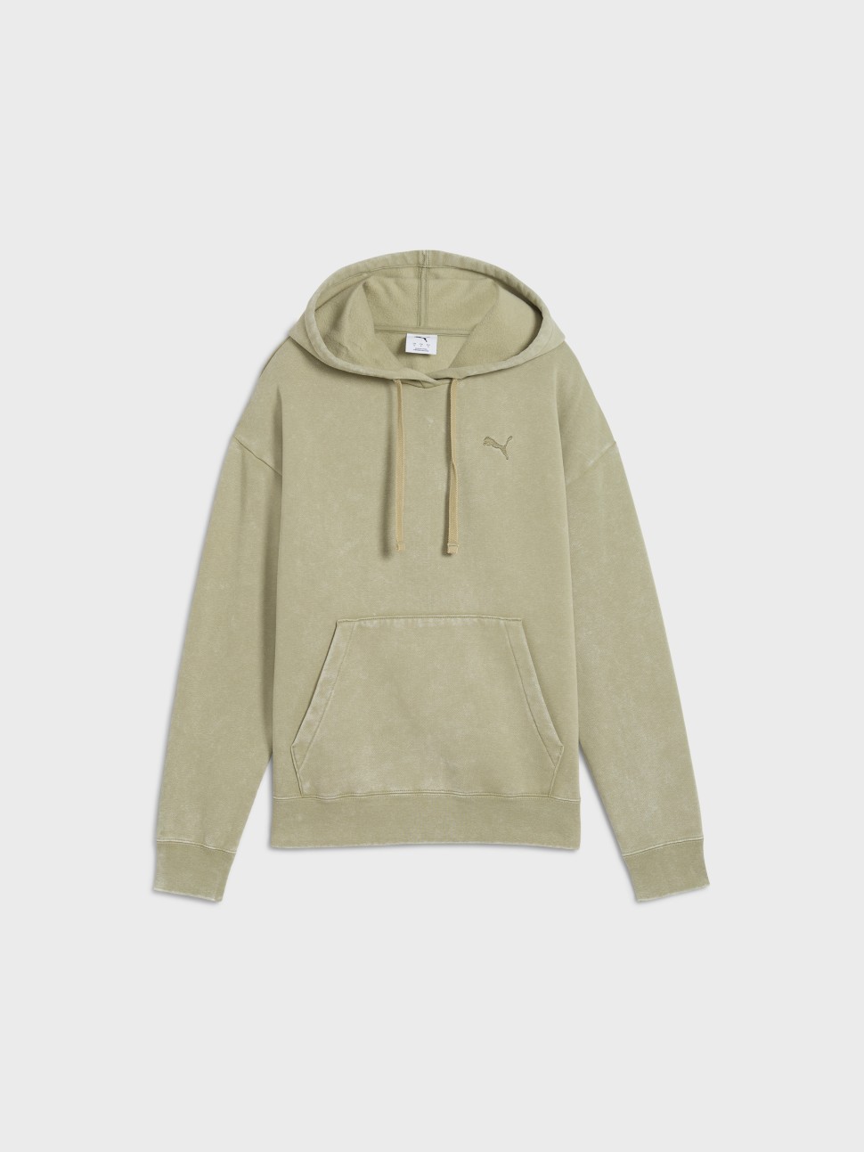 Толстовка жіноча Puma ESS ELEVATED Wash Hoodie оливкова 68810382 — фото 5